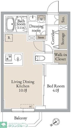 ルネサンスコート門前仲町の物件間取画像